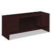 HON COMPANY 10500 Series Kneespace Credenza With 3/4-Height Pedestals, 72w x 24d, Mahogany