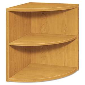 HON COMPANY 10500 Series Two-Shelf End Cap Bookshelf, 24w x 24d x 29-1/2h, Harvest