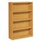 HON COMPANY 10500 Series Laminate Bookcase, Four-Shelf, 36w x 13-1/8d x 57-1/8h, Harvest