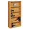 HON COMPANY 10500 Series Laminate Bookcase, Five-Shelf, 36w x 13-1/8d x 71h, Harvest