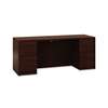 HON COMPANY 10500 Series Kneespace Credenza With Full-Height Pedestals, 72w x 24d, Mahogany