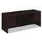 HON COMPANY 10700 Kneespace Credenza, 3/4 Height Pedestals, 72w x 24d x 29 1/2h, Mahogany