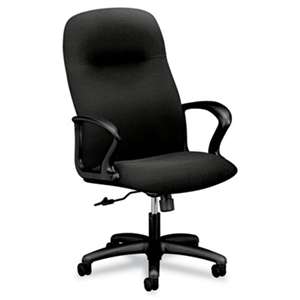 HON COMPANY Gamut Series Executive High-Back Swivel/Tilt Chair, Black
