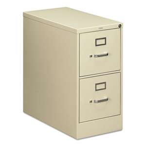 HON COMPANY 210 Series Two-Drawer, Full-Suspension File, Letter, 28-1/2d, Putty