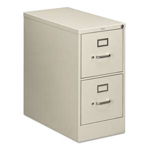 HON COMPANY 210 Series Two-Drawer, Full-Suspension File, Letter, 28-1/2d, Light Gray