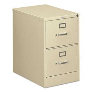 HON COMPANY 310 Series Two-Drawer, Full-Suspension File, Legal, 26-1/2d, Putty