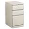 HON COMPANY Efficiencies Mobile Pedestal File w/One File/Two Box Drwrs, 19-7/8d, Lt Gray