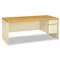 HON COMPANY 38000 Series Right Pedestal Desk, 72w x 36d x 29-1/2h, Harvest/Putty