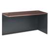 HON COMPANY 38000 Series Return Shell, Right, 60w x 24d x 29-1/2h, Mahogany/Charcoal