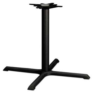 HON COMPANY Single Column Cast Iron Base, 36w x 36d x 27-7/8h, Black