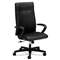 HON COMPANY Ignition Series Executive High-Back Chair, Black Leather Upholstery