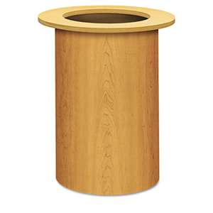 HON COMPANY Laminate Cylinder Table Base, 18" dia. x 28h, Harvest