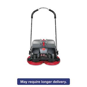 HOOVER COMPANY SpinSweep Pro Outdoor Sweeper, Black