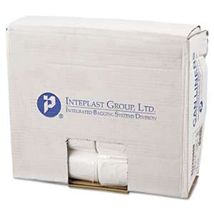 INTEGRATED BAGGING SYSTEMS Commercial Can Liners, Perforated Roll, 16gal, 24 x 33, Natural, 1000/Carton