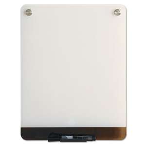 ICEBERG ENTERPRISES Clarity Glass Personal Dry Erase Boards, Ultra-White Backing, 12 x 16