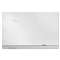 ICEBERG ENTERPRISES Magnetic Dry Erase Board, Coated Steel, 72 x 46, Aluminum Frame