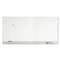 ICEBERG ENTERPRISES Magnetic Dry Erase Board, Coated Steel, 96 x 46, Aluminum Frame