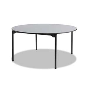 ICEBERG ENTERPRISES Maxx Legroom Round Folding Table, 60" Dia. x 29-1/2"h, Gray/Charcoal