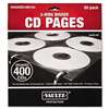 IDEASTREAM CONSUMER PRODUCTS Two-Sided CD Refill Pages for Three-Ring Binder, 50/Pack