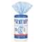 SCRUBS 42230CT Hand Cleaner Towels, Cloth, 10 1/2 x 12 1/4, Blue/White, 30/Canister