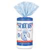 SCRUBS 42230CT Hand Cleaner Towels, Cloth, 10 1/2 x 12 1/4, Blue/White, 30/Canister