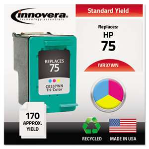 INNOVERA Remanufactured CB337WN (75) Ink, Tri-Color