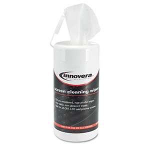 INNOVERA Screen Cleaning Pop-Up Wipes, 120/Pack