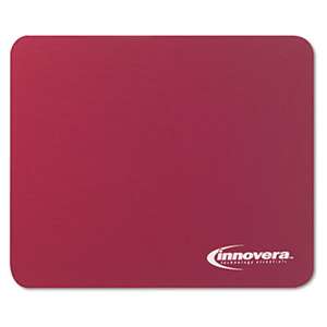 INNOVERA Natural Rubber Mouse Pad, Burgundy