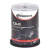 INNOVERA CD-R Discs, 700MB/80min, 52x, Spindle, Silver, 100/Pack
