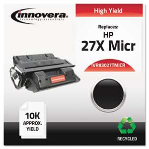 INNOVERA Remanufactured C4127X(M) (27XM) High-Yield MICR Toner, Black