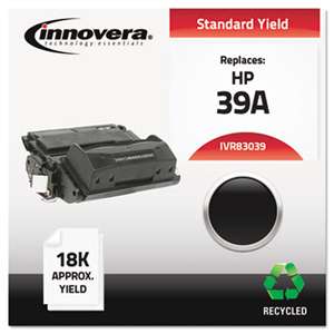 Innovera 83039 Remanufactured Q1339A (39A) Laser Toner, 18000 Yield, Black
