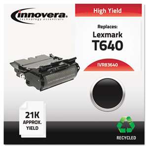 INNOVERA Remanufactured 64015HA (T640) High-Yield Toner, Black