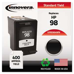 INNOVERA Remanufactured C9364A (98) High-Yield Ink, Black