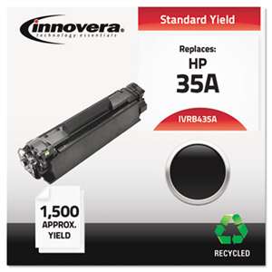 INNOVERA Remanufactured CB435A (35A) Toner, Black