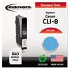 INNOVERA Remanufactured 0621B002 (CLI-8) Ink, Cyan