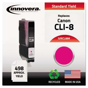 INNOVERA Remanufactured 0622B002 (CLI-8) Ink, Magenta