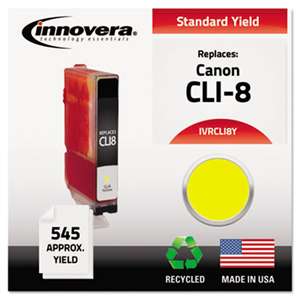 INNOVERA Remanufactured 06232B002 (CLI-8) Ink, Yellow