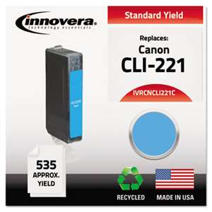 INNOVERA Remanufactured 2947B001 (CLI-221) Ink, Cyan