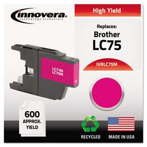 INNOVERA Remanufactured LC75M High-Yield Ink, Magenta