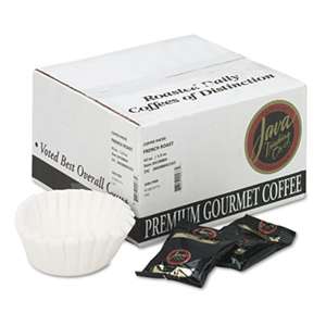 JAVA TRADING CO. Coffee Portion Packs, 1.5oz Packs, French Roast, 42/Carton