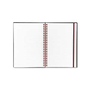 MEAD PRODUCTS Twin Wire Poly Cover Notebook, Legal Rule, 8 1/4 x 5 5/8, White, 70 Sheets