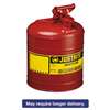 JUSTRITE MFG CO Safety Can, Type I, 5gal, Red