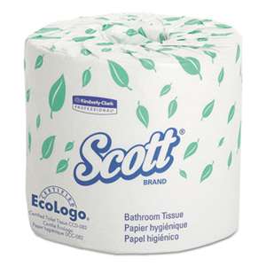 KIMBERLY CLARK Standard Roll Bathroom Tissue, 2-Ply, 550 Sheets/Roll