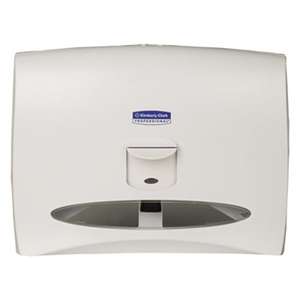 KIMBERLY CLARK Personal Seats Toilet Seat Cover Dispenser, 17 1/2 x 2 1/4 x 13 1/4, White