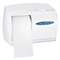 KIMBERLY CLARK Coreless Double Roll Tissue Dispenser, 11 1/10 x 6 x 7 5/8, White