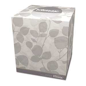 KIMBERLY CLARK Boutique White Facial Tissue, 2-Ply, Pop-Up Box, 95 Tissues/Box