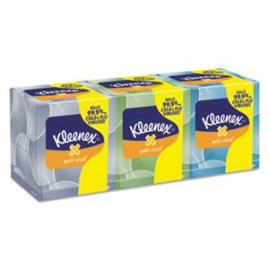 KIMBERLY CLARK Boutique Anti-Viral Facial Tissue, 3Ply, Pop-Up Box