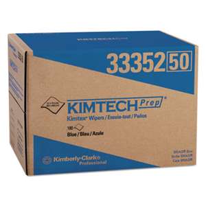 Kimtech* 33352 KIMTEX Wipers, 12 1/10 x 16 4/5, Blue, 180/BRAG Box