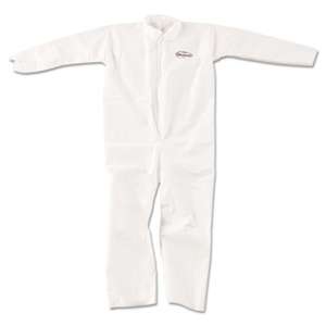 KIMBERLY CLARK A20 Breathable Particle-Pro Coveralls, Zip, X-Large, White, 24/Carton