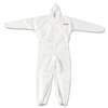KIMBERLY CLARK A20 Elastic Back, Cuff & Ankle Coveralls, Zip, X-Large, White, 24/Carton